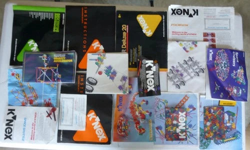 34 pounds, K'NEX, Mixed lot, Kids, MANUALS, Building Blocks, colors, connectors