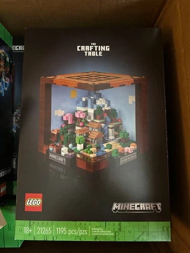 LEGO MINECRAFT THE CRAFTING TABLE 21265 COLLECTIBLE VIDEO GAME BUILDING SET