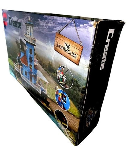 Pangu Create The Lighthouse Beach House Building Block Set PG-12002 2375 Pcs NEW