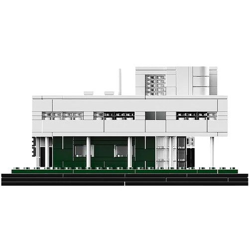 White Villa Architecture Building Toys Set 659 Pieces for Collection Build New