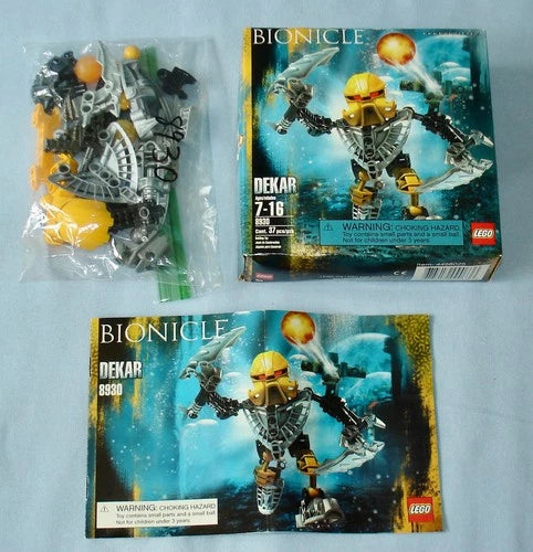 Lego Bionicle MATORAN & HYDRUKA RAHI of Mahri Nui 8929 8930 8931 8932 in Boxes