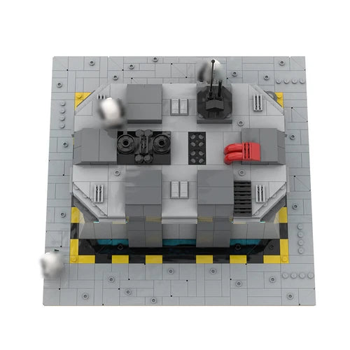 ZITIANYOUBUILD Base Bunker Model from Movie Display Model 695 Building Toys Set