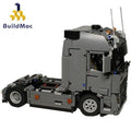 Medium Truck FH Tractor Unit Vehicle Car 1077 Bricks Building Blocks Set