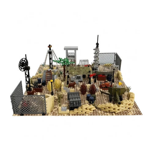 Desert Command Post - Military Base Building Block Set General Jim's Toys & Br