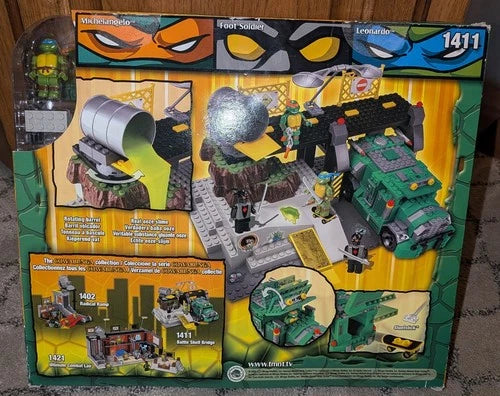 MEGA Block 1411 NIB Teenage Mutant Ninga Turtles Battle Shell Bridge