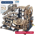 ROKR 3D Wooden Puzzles for Adults Marble Run Model Building Kit(LGA01 Marble Nig