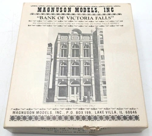 Magnuson Models 507 HO Scale Bank Of Victoria Falls Building Kit
