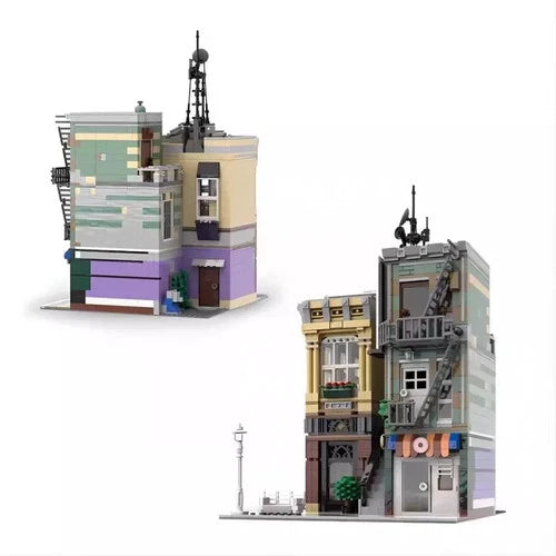 MOC-108370 Radio Station Building blocks 2619pcs Police station Birthday Gift
