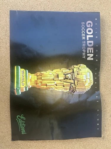 LEGO Football Trophy Complete Set Sports Theme World Cup Gold Green Base Plastic