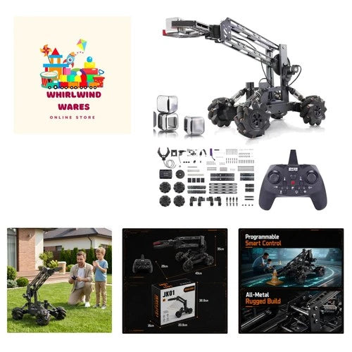 Robotic Arm Kits, DIY Educational Building Set with 4 DOF, Remote Control Toy...