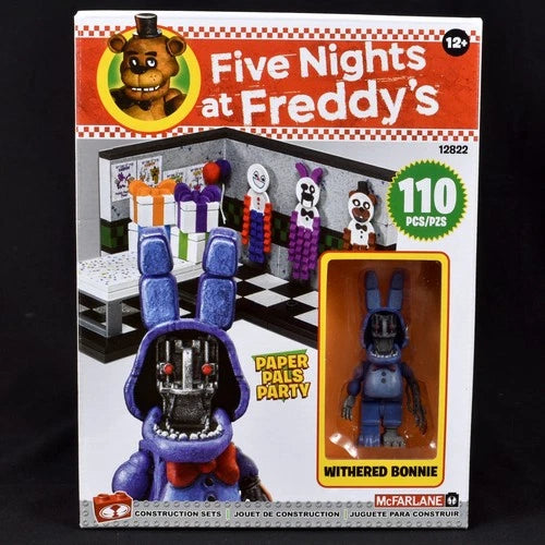FNAF Five Nights at Freddys Paper Pals Party Withered Bonnie 12822 McFarlane NEW