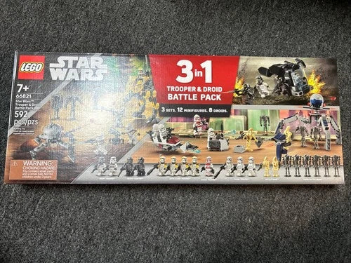 MEOW Star Wars Trooper & Droid Battle Pack 66821 3-in-1 Set 592 pcs 8+ New
