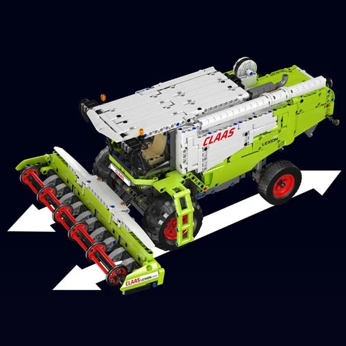 Mould King 17014 Wheat Harvester Combine Truck Remote Control Building Block Toy