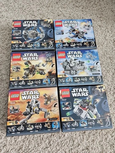 LEGO Star Wars Microfighters Series 3 75125-75130 Retired All New Factory Sealed