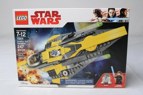 Lego Star Wars Anakin's Jedi Starfighter 75214 New Factory Sealed 247pcs Retired