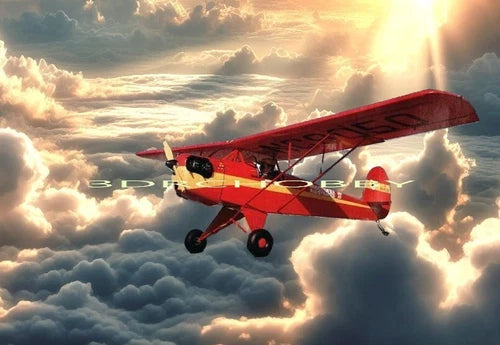 Baby Ace 20" RC Airplane Kit Complete Wood Kit Laser Cut Parts + Printed Plans