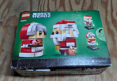 LEGO BRICKHEADZ: Mr. & Mrs. Claus (40274) New Box Damage