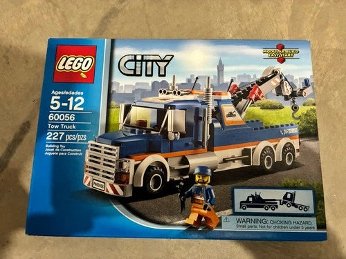 Retired Sealed LEGO City Unopened 60056 Tow Truck Wrecker 227 Pieces NEW NOS