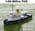 Willims Tug 308 mm Scale 1:96 RC Model Kit Tug Working Boat