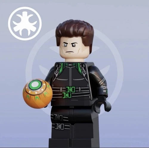 LEGO Harry Osborn “Little Green Goblin” CC Custom Minifigure