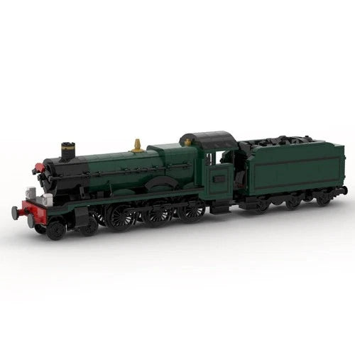 Modubrix Mocs Bricks Sets GWR 8W Hall Steam Locomotive 1009 pcs Toys Kits