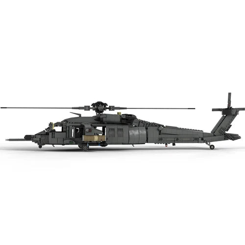 MOC-96093 Iconic Helicopter: Uh-60l DAP Combat Version Building Toys 1547 Pieces