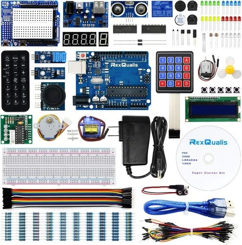 Super Starter Kit Based on UNO R3 with Tutorial and Controller Board Com