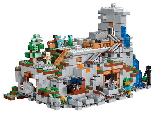 GENERIC Minecraft The Mountain Cave 21137 Retired Complete Set 2863pcs No Box