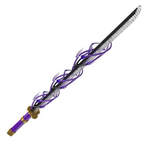 Mould King 10260 Purple Sword LED Blade Model Building Block Toy Collectibles