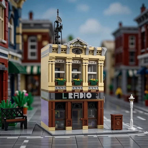 MOC-108370 Radio Station Building blocks 2619pcs Police station Birthday Gift