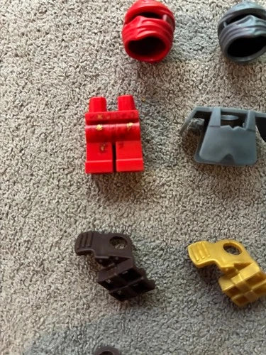 LEGO Ninjago Misc. Pieces Lot (NRG Kai, Zane pieces)