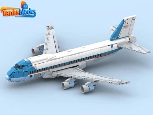 MOC-160923 Boeing 747 Air Force One Figurine building blocks Toys Set