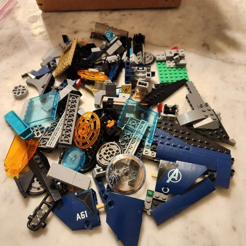LEGO Bulk Lot 10 LB Unsorted Bricks Parts Vehicles City Coast Guard Minecraft