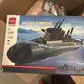 Strategic Nuclear Submarine Toy Building Blocks Set for Adult , WW2 Historica...