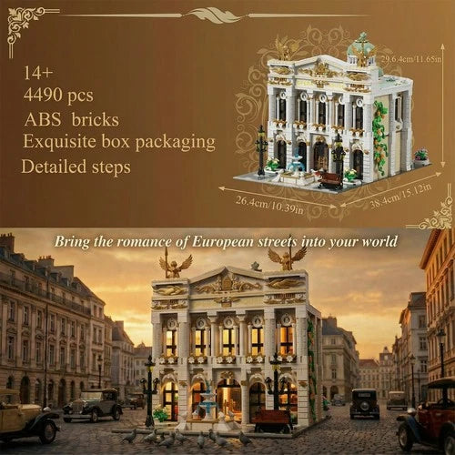 Youmko Paris Opera House Modular Building Set with Light 4490 PCS