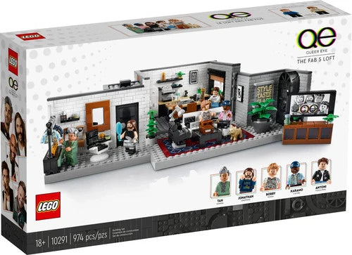 LEGO I0291 Icons: Queer Eye-The Fab 5 Loft-BRAND NEW & SEALED-Retired-Fast Ship
