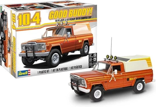 1979 Jeep J-10 Pickup Model Building Kit - 1:25 Scale, 124 Pieces, Skill Level 4