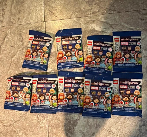 LEGO Minifigures Marvel Studios 71031 Mystery Foil Pack Blind Bag Lot