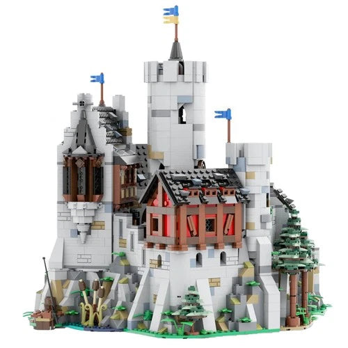 Modubrix Löwenstein Castle Official Expansion Model 3609 Pieces Building Kit Set