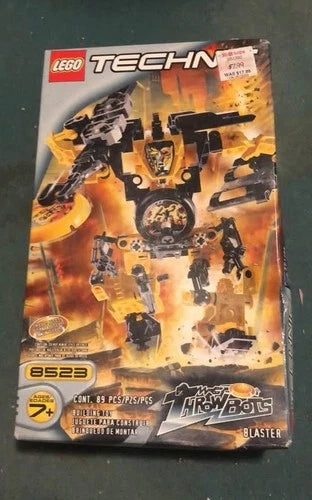 Lego Technic Throwbots Blaster 8523 Sealed 2000 Vintage Building Set