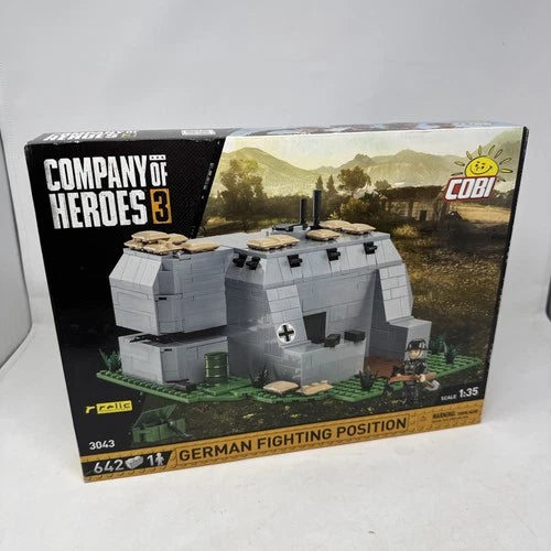 COBI - Company of Heroes 3 - German Fighting Position #3043 SEALED!