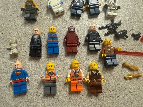 Lego 19 Star Wars Figurines with other cartoons. Lego Piece Lot #2