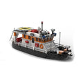 MOC Patrol Boat Craft Vessel Model Building Set 601pcs Toy Blocks Kit