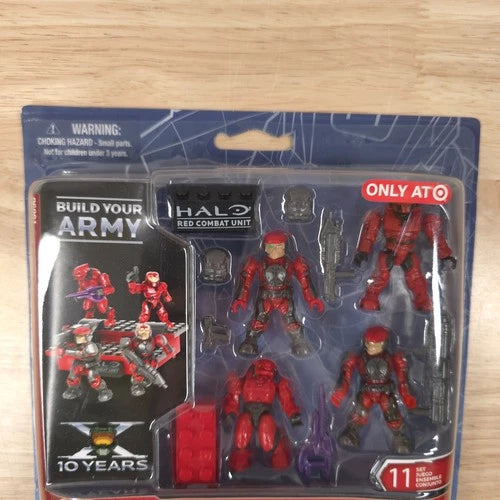 Mega Bloks Halo UNSC Red Team Combat Unit 96961 Target Exclusive NIB w/ Sticker