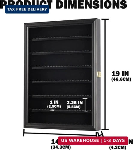 Pro Collector's Minifigure Display Case - Building Block Toy Cabinet Showcase 2.