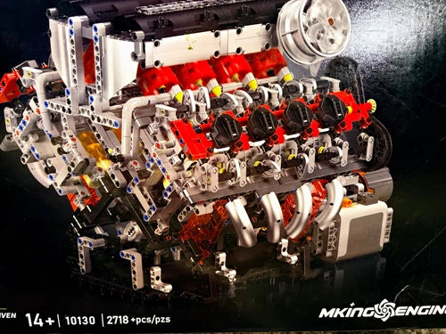 MEOW Technic Mking Engine 10130 Complete Set 2718pcs Battery Powered 14+