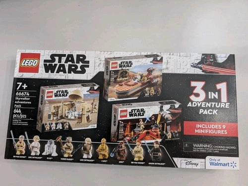 LEGO Star Wars: Skywalker Adventures Pack (66674) 3 In 1 Set-New-Retired-Rare🔥