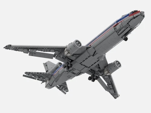 MOC building blocks DC-10 airplane Building Blocks Toys Birthday Gift Set