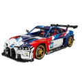 BMW M4 1:8 Building Blocks Racing Car Model Education Toy birthday Gift 4556 pcs