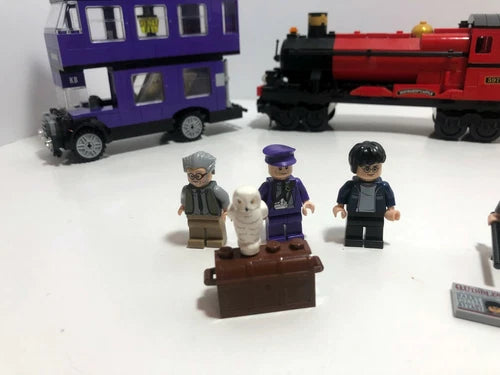 LEGO Harry Potter: Hogwarts Express (3rd edt) 4841 (2010) + The Knight Bus 4866
